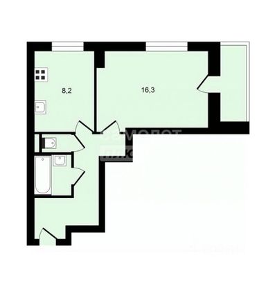 Продажа 1-комнатной квартиры 40 м², 17/17 этаж