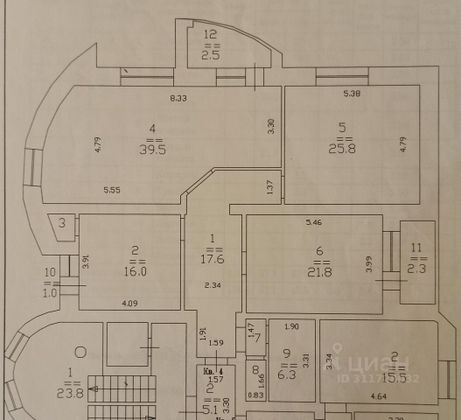 Продажа 3-комнатной квартиры 136 м², 3/10 этаж