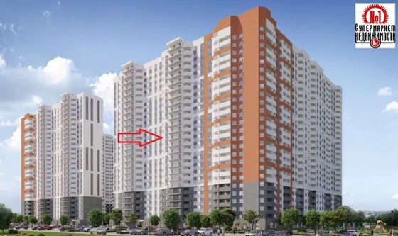 Продажа 1-комнатной квартиры 36,9 м², 13/26 этаж