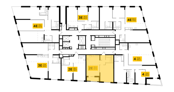 Продажа 2-комнатной квартиры 57 м², 28/29 этаж