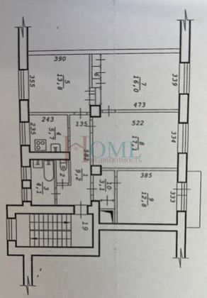 Продажа 4-комнатной квартиры 83,8 м², 2/5 этаж