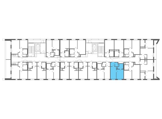 27,9 м², 1-комн. квартира, 7/7 этаж