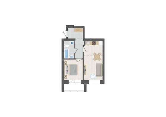 Продажа 2-комнатной квартиры 39,2 м², 2/9 этаж