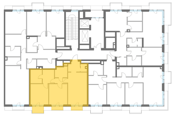 Продажа 2-комнатной квартиры 76,3 м², 2/9 этаж