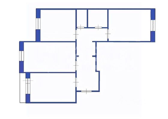 Продажа 3-комнатной квартиры 74,1 м², 6/6 этаж