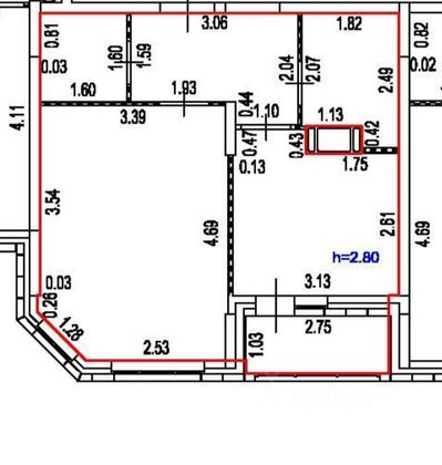 Продажа 1-комнатной квартиры 36,2 м², 7/21 этаж