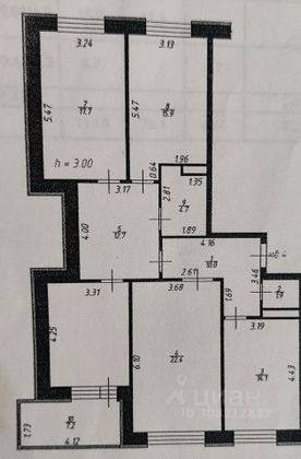 Продажа 4-комнатной квартиры 113,5 м², 2/12 этаж