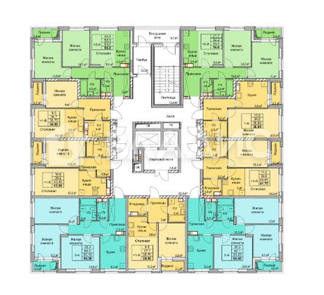 Продажа 3-комнатной квартиры 63,3 м², 14/17 этаж