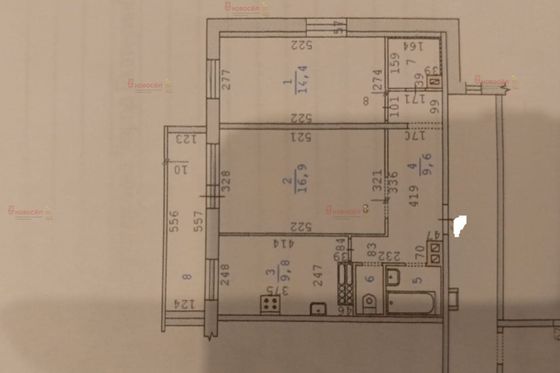 Аренда 2-комнатной квартиры 57 м², 4/16 этаж