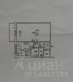 Продажа 1-комнатной квартиры 32,9 м², 2/5 этаж