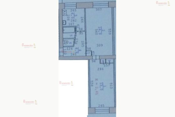 Продажа 2-комнатной квартиры 44,8 м², 1/5 этаж