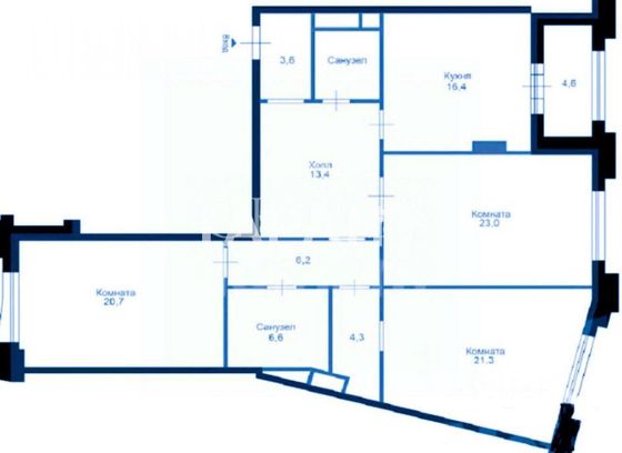 Продажа 3-комнатной квартиры 110 м², 3/10 этаж