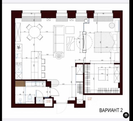 Продажа 2-комнатной квартиры 63 м², 2/6 этаж