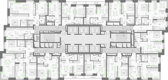 Продажа квартиры-студии 23 м², 22/57 этаж