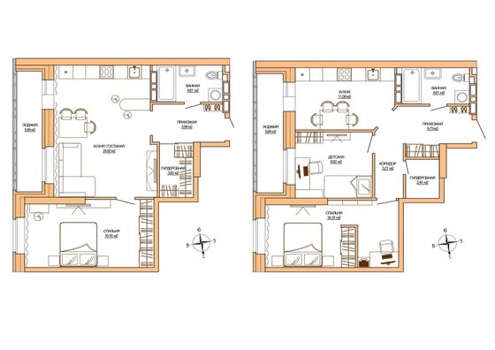 Продажа 2-комнатной квартиры 55,4 м², 14/24 этаж