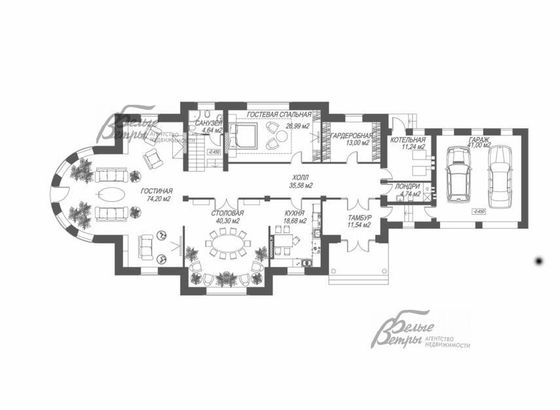 Продажа дома, 758 м², с участком 35,2 сотки