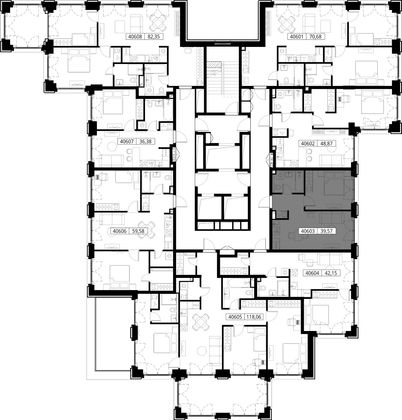 Продажа 1-комнатной квартиры 39,6 м², 6/15 этаж