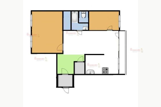 Аренда 3-комнатной квартиры 77,6 м², 5/12 этаж