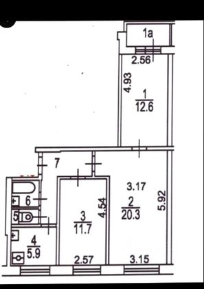 Продажа 3-комнатной квартиры 58 м², 11/12 этаж