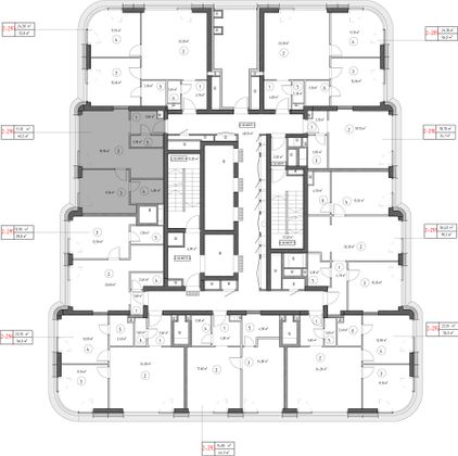 Продажа 1-комнатной квартиры 40,5 м², 32/53 этаж