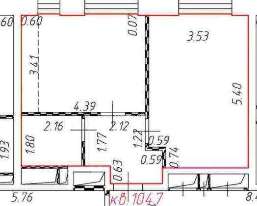 Продажа 1-комнатной квартиры 43 м², 24/33 этаж