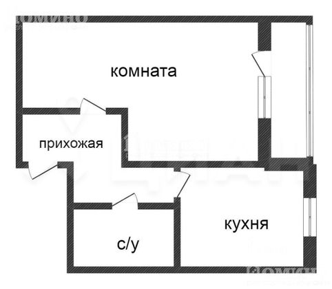 Продажа 1-комнатной квартиры 43 м², 5/10 этаж