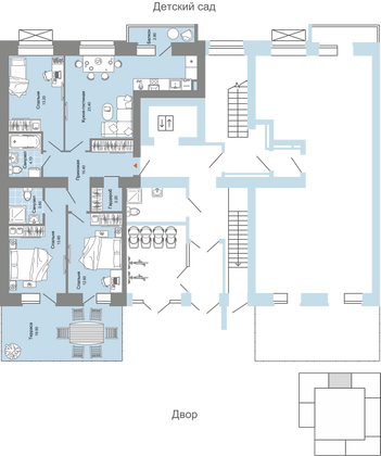 Продажа 4-комнатной квартиры 90 м², 2/8 этаж