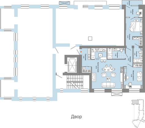 Продажа 3-комнатной квартиры 82 м², 7/7 этаж