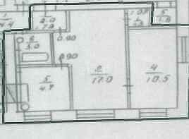Продажа 2-комнатной квартиры 38,5 м², 1/2 этаж