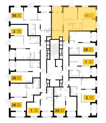 Продажа 4-комнатной квартиры 80,3 м², 11/18 этаж