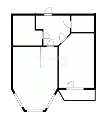 Продажа 1-комнатной квартиры 44,1 м², 9/18 этаж