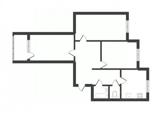 Продажа 3-комнатной квартиры 65,5 м², 4/10 этаж