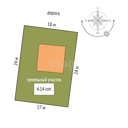 Продажа дома, 132,5 м², с участком 4,1 сотки