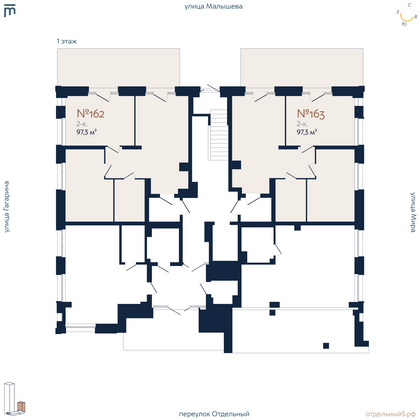 Продажа 2-комнатной квартиры 78,7 м², 1/29 этаж