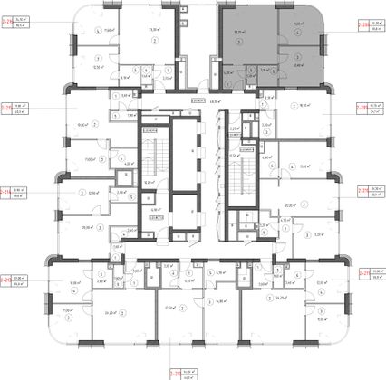 Продажа 2-комнатной квартиры 55,8 м², 23/53 этаж