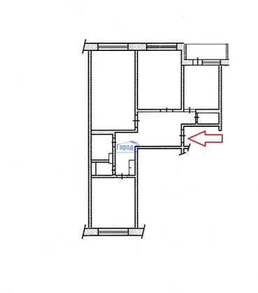 Продажа 3-комнатной квартиры 74,2 м², 4/5 этаж