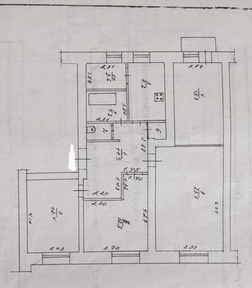 Продажа 4-комнатной квартиры 91,5 м², 4/4 этаж