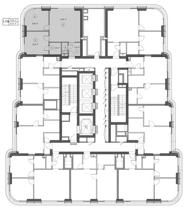 Продажа 2-комнатной квартиры 54,2 м², 41/53 этаж