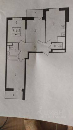 Продажа 3-комнатной квартиры 70,2 м², 5/25 этаж