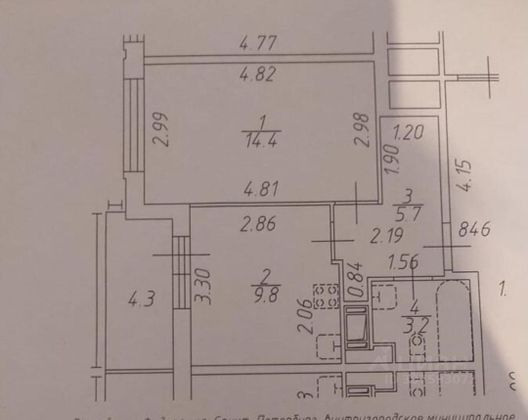 Аренда 1-комнатной квартиры 33 м², 5/25 этаж