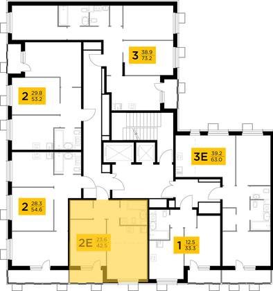 Продажа 2-комнатной квартиры 42,5 м², 8/10 этаж