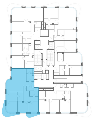 Продажа 3-комнатной квартиры 156,4 м², 11/14 этаж