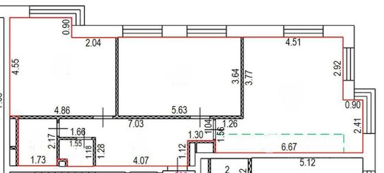 Продажа 3-комнатной квартиры 86 м², 22/23 этаж