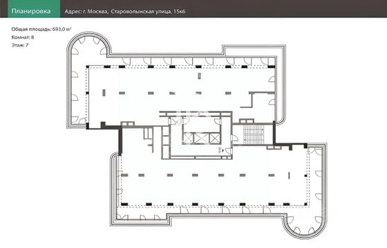 Продажа многокомнатной квартиры 693 м², 7/7 этаж