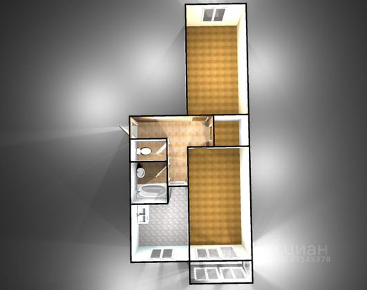 Продажа 2-комнатной квартиры 47,3 м², 4/5 этаж