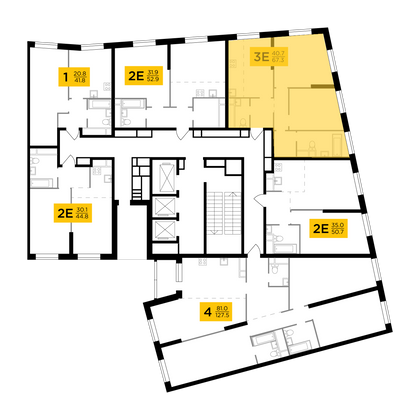 Продажа 3-комнатной квартиры 67,3 м², 22/30 этаж
