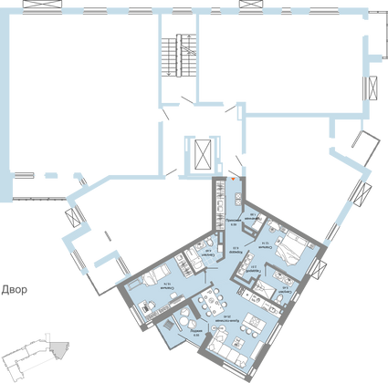 Продажа 3-комнатной квартиры 86 м², 5/8 этаж