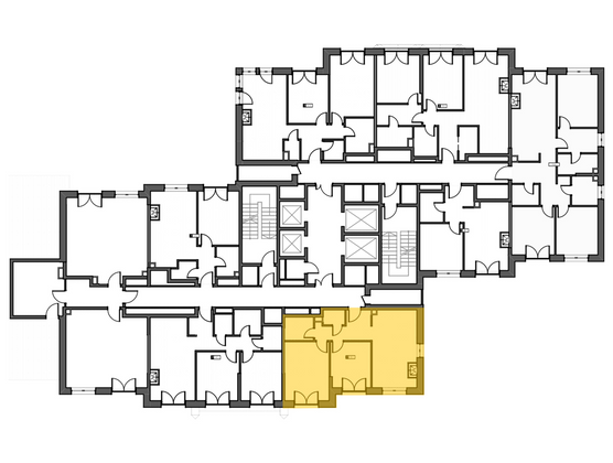 Продажа 2-комнатной квартиры 61,3 м², 26/28 этаж