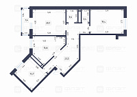 Продажа 3-комнатной квартиры 105 м², 10/14 этаж