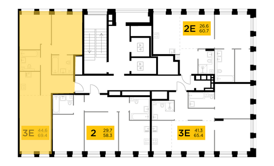 Продажа 3-комнатной квартиры 69,4 м², 3/10 этаж